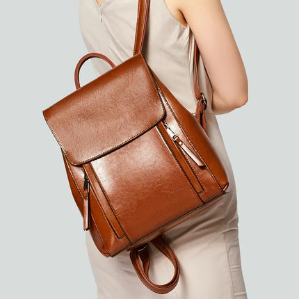 The Convertible Backpack - Genuine Leather