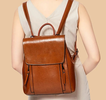 The Convertible Backpack - Genuine Leather