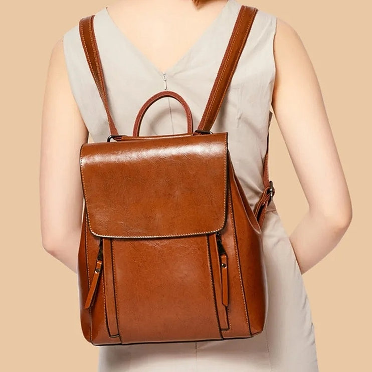 The Convertible Backpack - Genuine Leather