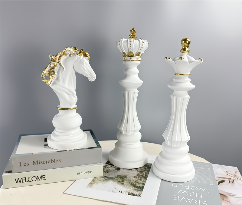 Chess Elite Trio| Oversized Figurines