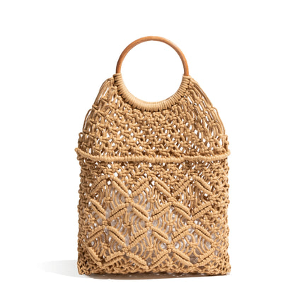 Handwoven Macrame Handbag