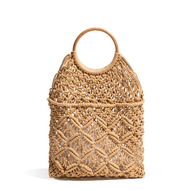 Handwoven Macrame Handbag