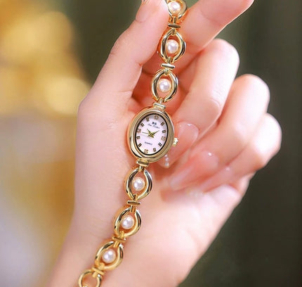 Pearly Bracelet Wristwatch