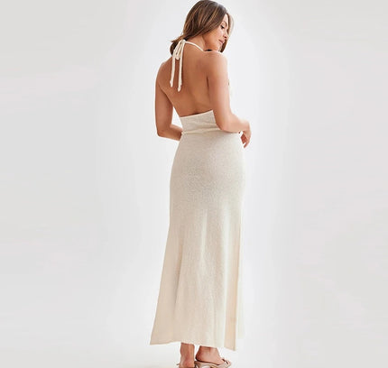 Sandy Rose Backless Dress