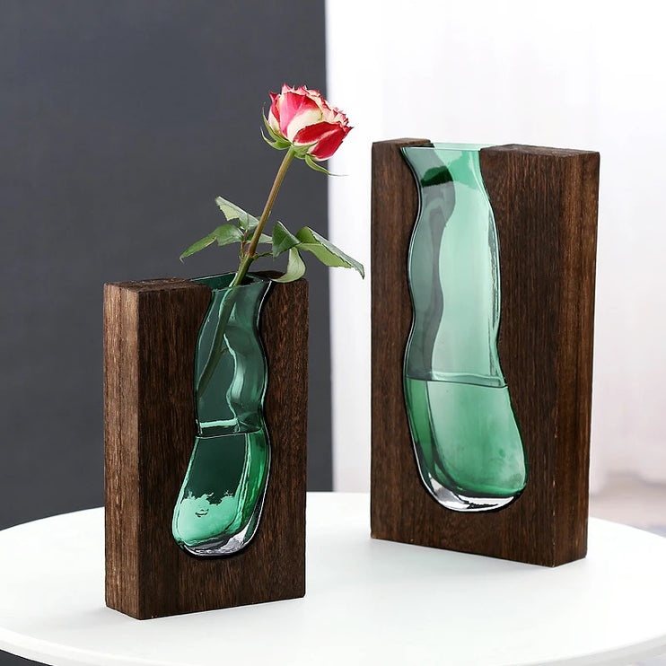 Forest's Walnut Table Vase