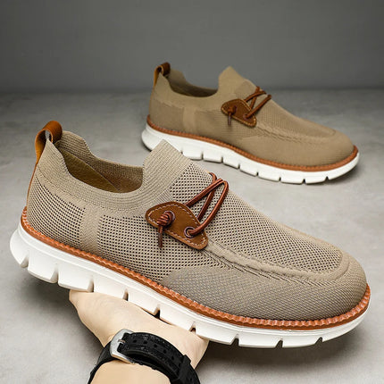 Knit Mesh Loafers