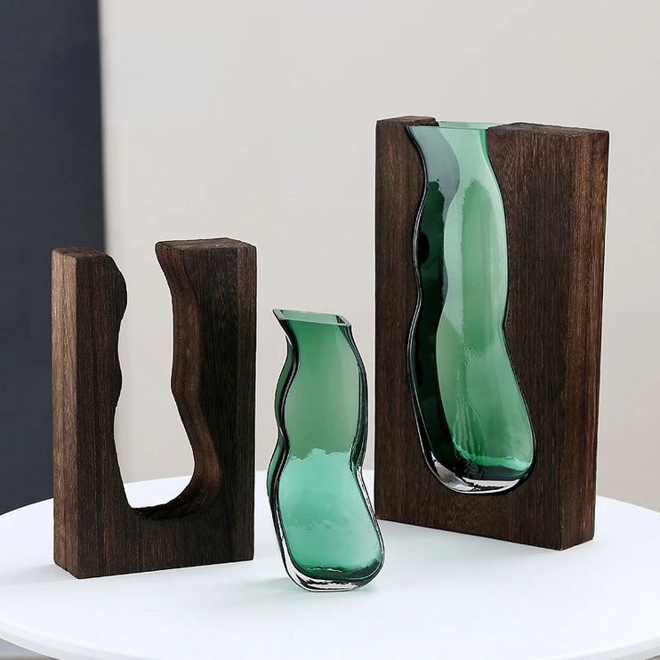 Forest's Walnut Table Vase