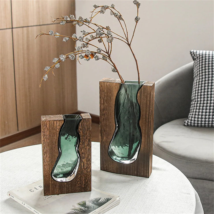 Forest's Walnut Table Vase