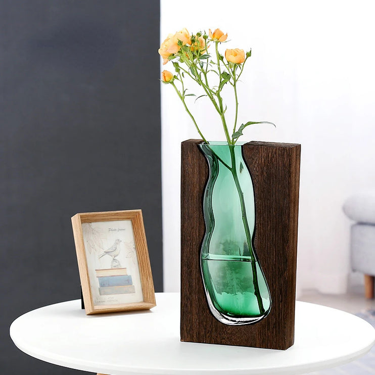 Forest's Walnut Table Vase