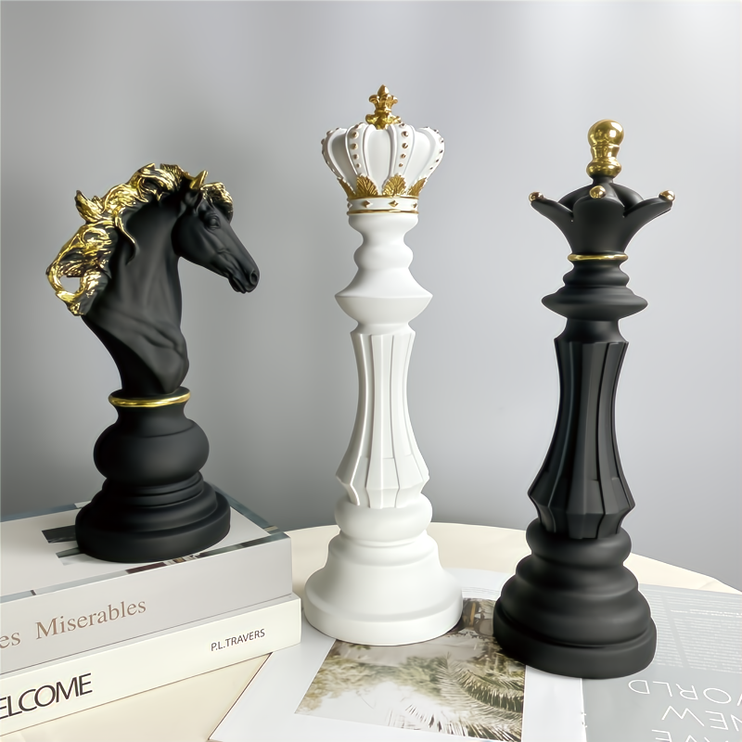 Chess Elite Trio| Oversized Figurines