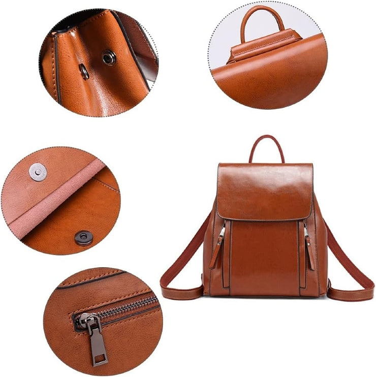 The Convertible Backpack - Genuine Leather