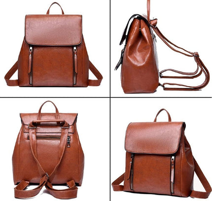 The Convertible Backpack - Genuine Leather