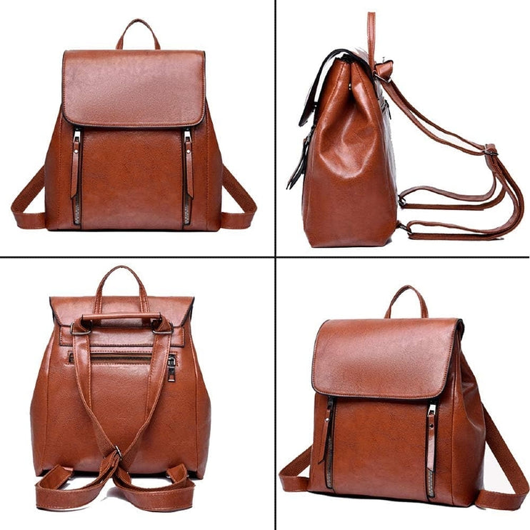 The Convertible Backpack - Genuine Leather