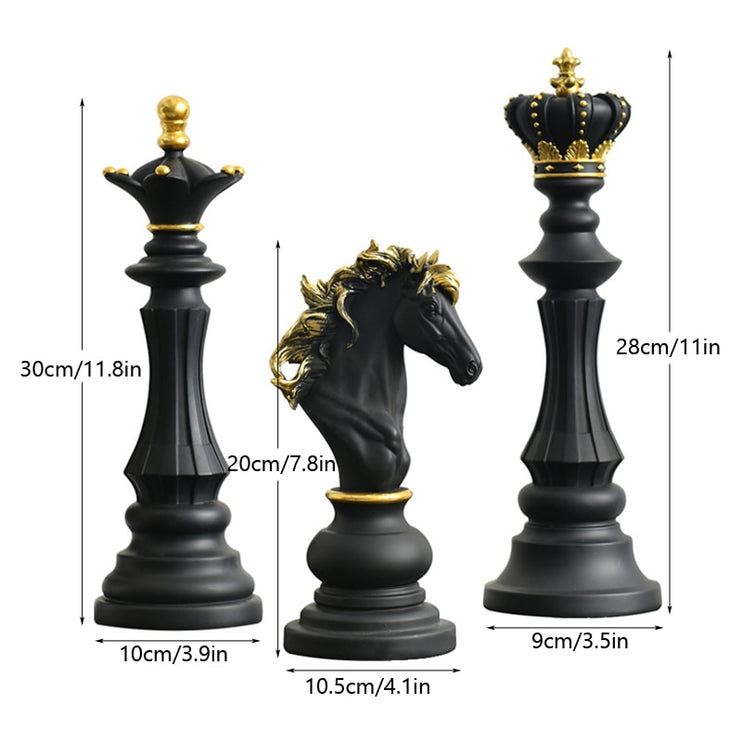 Chess Elite Trio| Oversized Figurines