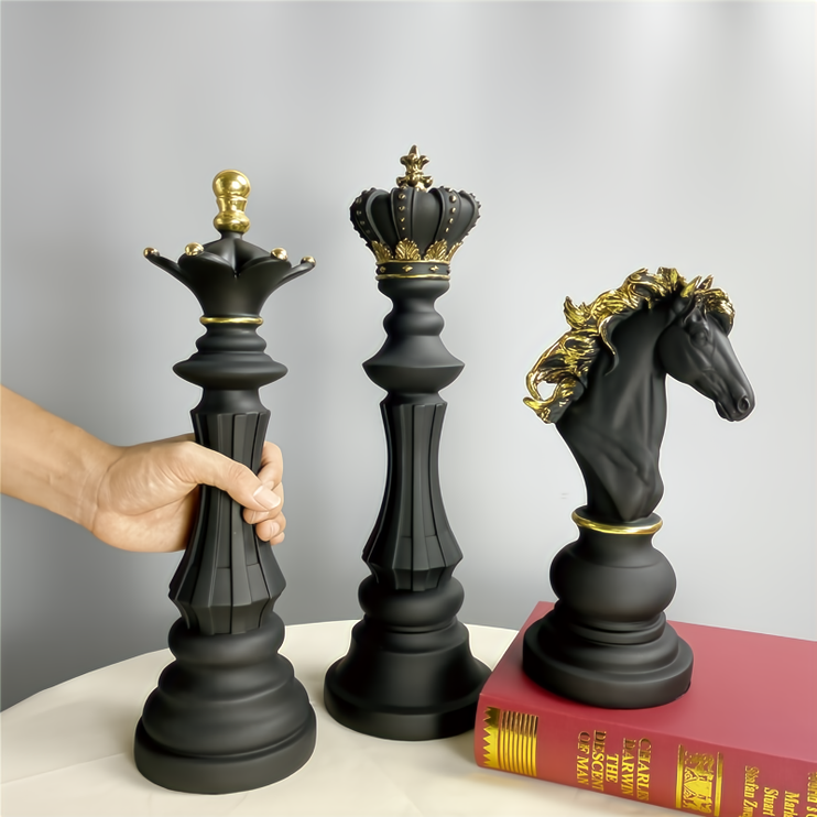 Chess Elite Trio| Oversized Figurines