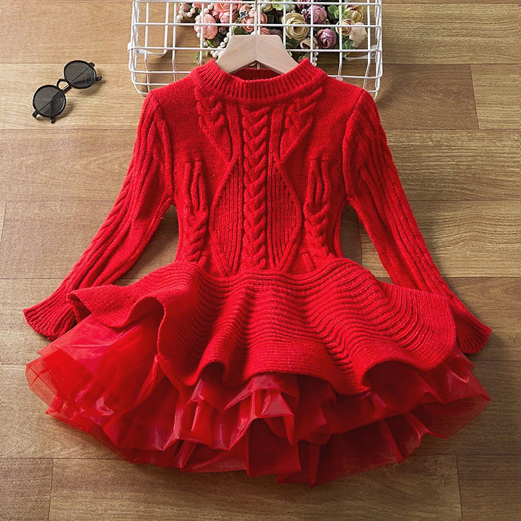 TutuSweater Holiday Dress